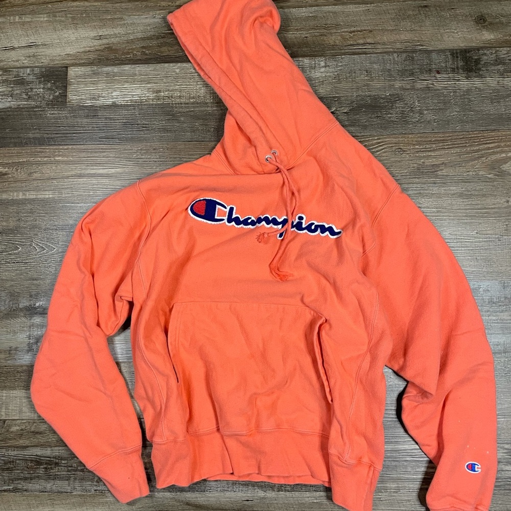 Large Champion Hoodie. Unisex.
